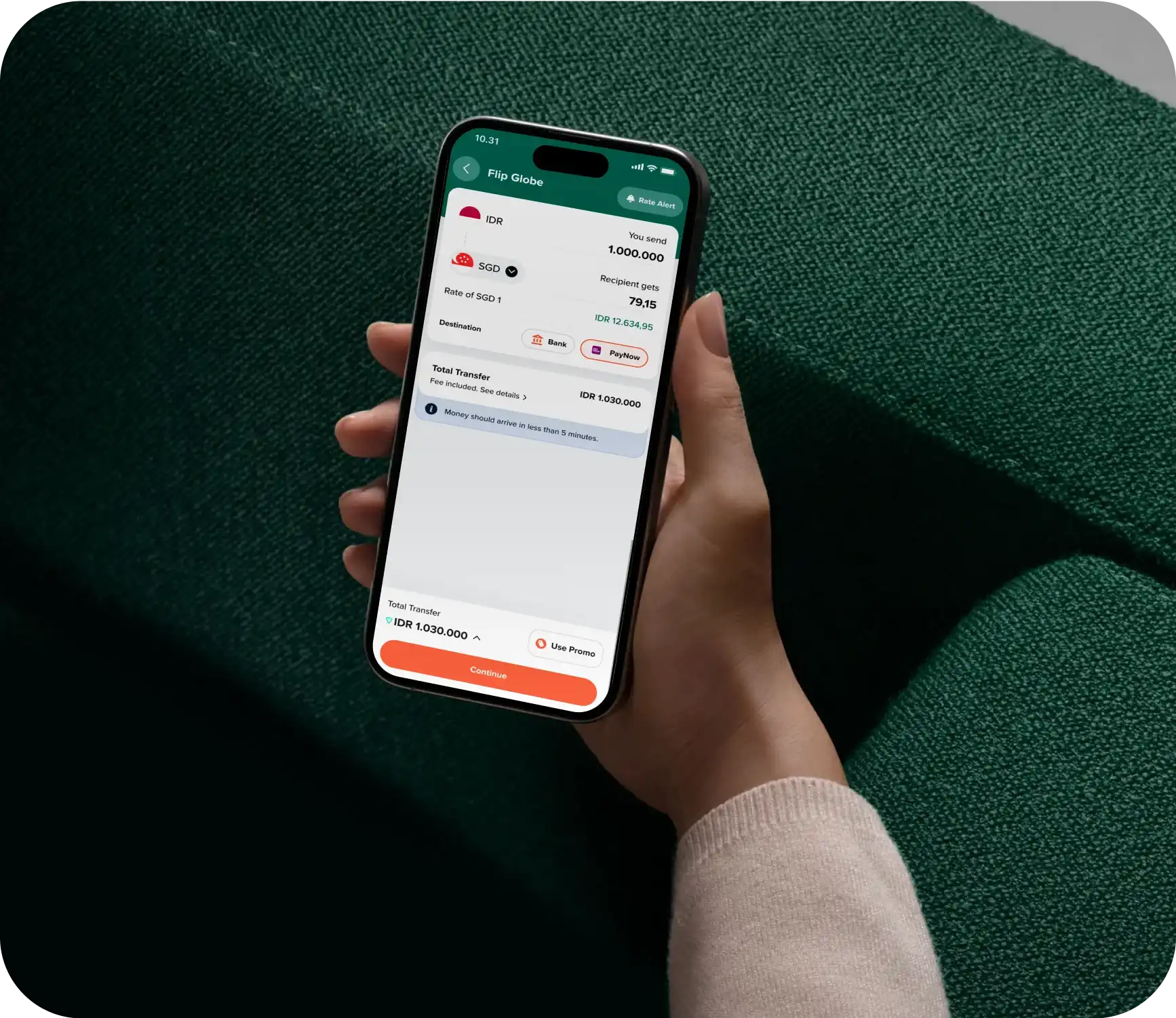 Flip Globe Mobile App
